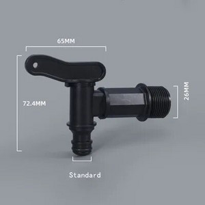 Vastupidav universaalne voolikupistik Veekraani adapter plastikust liitmiku kiirühenduse kinnituskraan autopesula aia kastmiseks