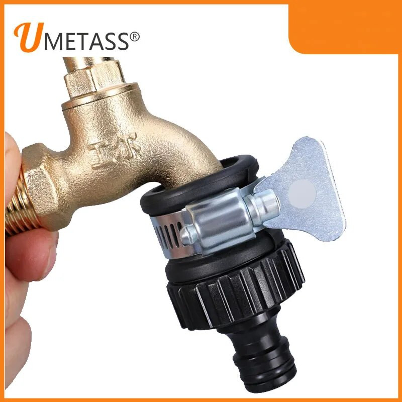 Vastupidav universaalne voolikupistik Veekraani adapter plastikust liitmiku kiirühenduse kinnituskraan autopesula aia kastmiseks
