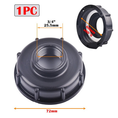 Filtripress S60X6 IBC paagi adapter aiavooliku kraan pikendada pistikut paagi adapter aiavooliku muda töötlemine