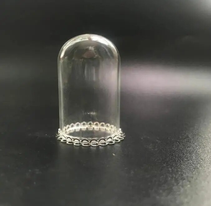 3tk 50*30mm läbipaistvast torust klaasist maakera pudel puidust ja metallist topeltpitsist aluskomplekt klaasviaali kate kuppel klaaspudeli armsad võlusid