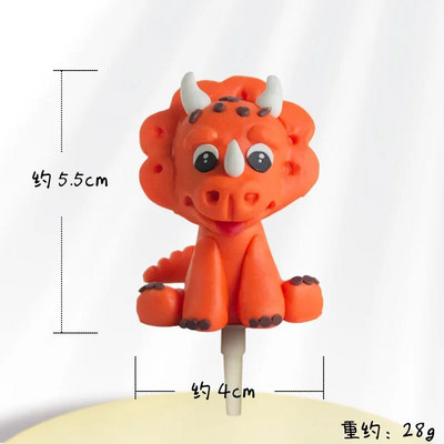 Dinoszaurusz születésnapi torta dekoráció lovagló sárkány baba születésnapi torta topper gyerekeknek boldog dzsungel Dino születésnapi parti dekoráció