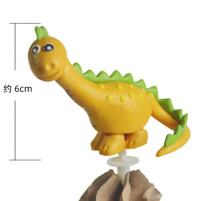 Dinoszaurusz születésnapi torta dekoráció lovagló sárkány baba születésnapi torta topper gyerekeknek boldog dzsungel Dino születésnapi parti dekoráció