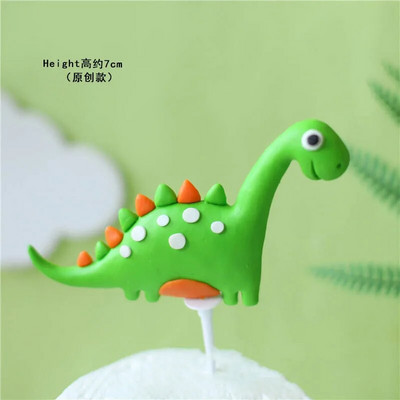 Dinoszaurusz születésnapi torta dekoráció lovagló sárkány baba születésnapi torta topper gyerekeknek boldog dzsungel Dino születésnapi parti dekoráció