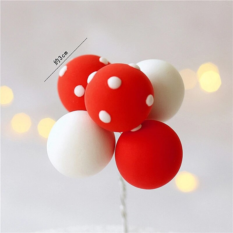 Aranyos rózsaszín lány tortadíszítő puha Taupo pont masni eper Játékos gyerekek baba plug-in party desszert torta dekoráció öltöztetős