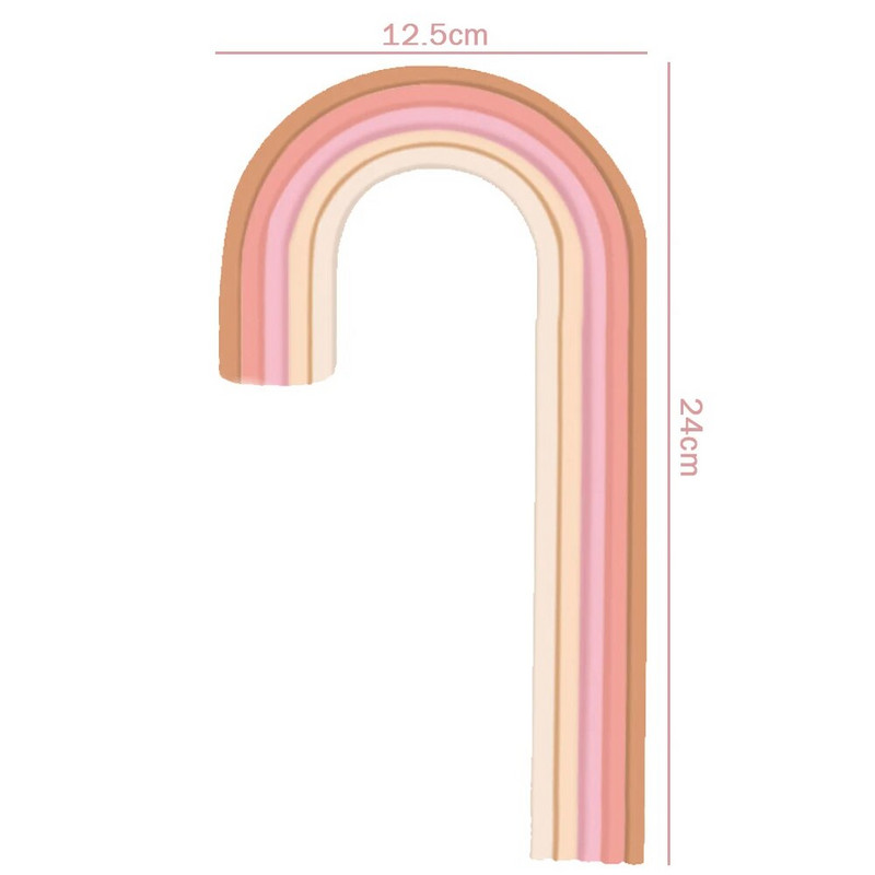 Szivárványos tortadísz baba születésnapi buli tortája Diy Boho babazuhany esküvői szivárvány tortadíszek kellékek