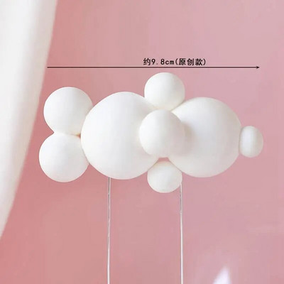 Aranyos egyszarvú tortadísz szivárvány születésnapi unikornis tortafelhő gyerekek babaváró gyerekeknek 1. születésnapi desszertdísz