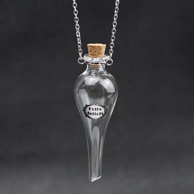 1/2X Magic Glass Wishing Triiviv pudel korgist võlujook Lucky Bottle Transfer Amulett DIY kaelakee paarile Pühade Ripats Kingitus