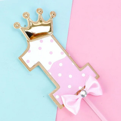 Új aranyos főnök Boldog születésnapi torta topper rajzfilm Baby Boy Cupcake Topper Baby Shower Fiúk Gyerekek születésnapi tortadíszek