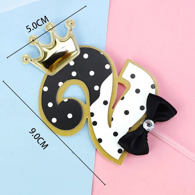 Új aranyos főnök Boldog születésnapi torta topper rajzfilm Baby Boy Cupcake Topper Baby Shower Fiúk Gyerekek születésnapi tortadíszek