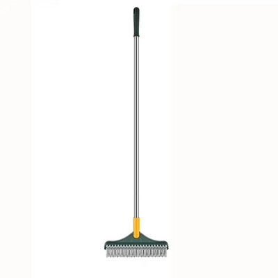 Padló súrolókefe, hosszú nyelű tisztítókefe dupla hajú ablakrés mosókefe Merev seprű felmosó fertőtlenítése