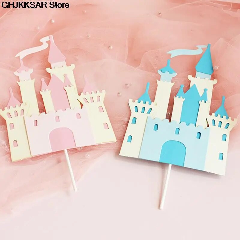 Kastélyhercegnő tortafestő esküvői sütéshez szükséges kellékekhez parti dekoráció akril Valentin-napi évforduló baba szerelem ajándék torta zászló