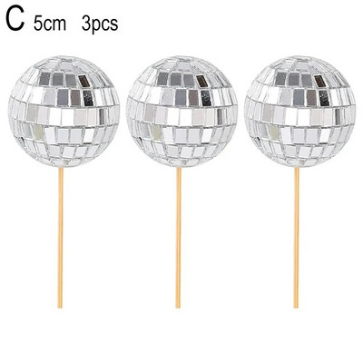 Peegelpalliga koogikaunistus disko 70-ndate 80 retrotantsude disko hõbedane kuldne kook, sünnipäevapeo klubivarustus