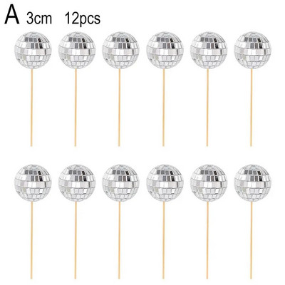 Peegelpalliga koogikaunistus disko 70-ndate 80 retrotantsude disko hõbedane kuldne kook, sünnipäevapeo klubivarustus