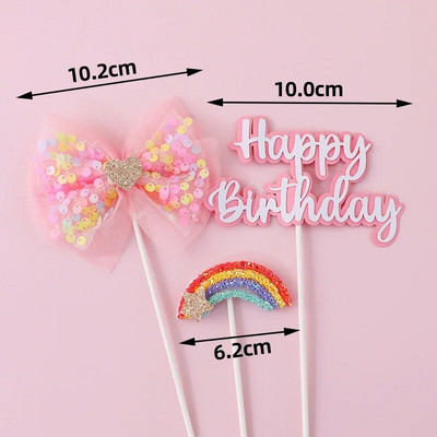 Sütő torta dekoráció dekoráció fonal platina gömb ív zászló Szerelem medve puha kerámia baba születésnapi desszert asztal