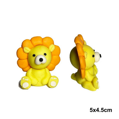 Metsa džungli loom pesukaru ahv siil jänes rebane koogi kaunistus kiik seen Metsapuu tara sünnipäeva tordi dekoratsioon