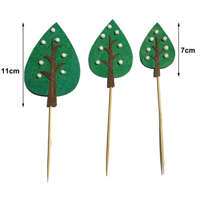 Metsa džungli loom pesukaru ahv siil jänes rebane koogi kaunistus kiik seen Metsapuu tara sünnipäeva tordi dekoratsioon