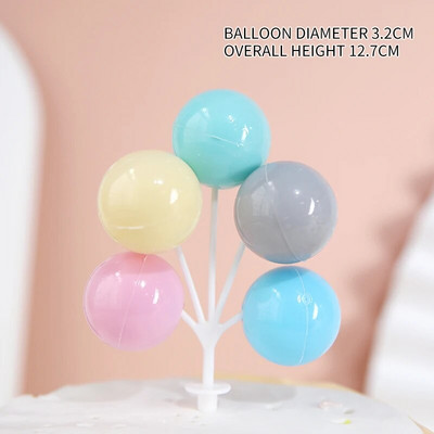 3db/szett Smile EVA Születésnapi torta Babazuhany Esküvői Party Cupcake Topper gyerekeknek Fiú szülinapi torta dekorációs ajándékok