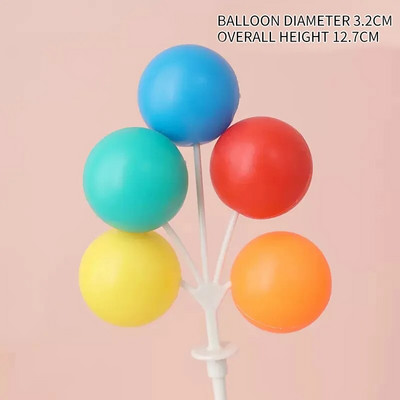 3db/szett Smile EVA Születésnapi torta Babazuhany Esküvői Party Cupcake Topper gyerekeknek Fiú szülinapi torta dekorációs ajándékok