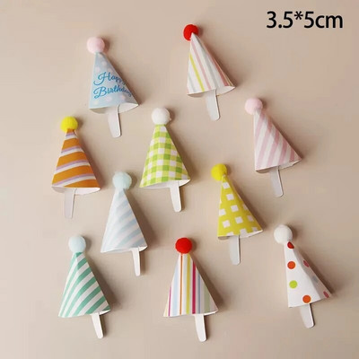 3db/szett Smile EVA Születésnapi torta Babazuhany Esküvői Party Cupcake Topper gyerekeknek Fiú szülinapi torta dekorációs ajándékok