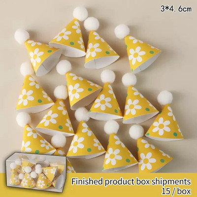 3db/szett Smile EVA Születésnapi torta Babazuhany Esküvői Party Cupcake Topper gyerekeknek Fiú szülinapi torta dekorációs ajándékok