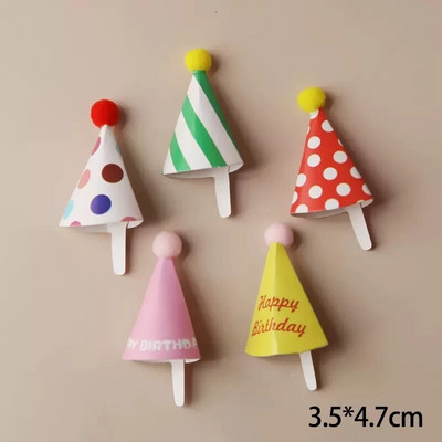 3db/szett Smile EVA Születésnapi torta Babazuhany Esküvői Party Cupcake Topper gyerekeknek Fiú szülinapi torta dekorációs ajándékok