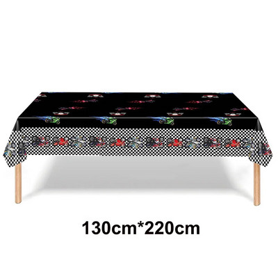 Dirt Bike`i sünnipäevapeo kujundus Mootorratta koogikeste topper Boy Mootorratta sünnipäevakoogi kaunistused Dirt Bike`i teemalised peotarbed