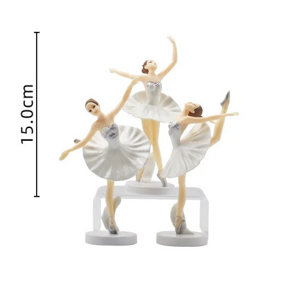 Balerina Girls Navlake za torte Dancing Ballerina Girl Figurice Sretan rođendan Baletanke Pribor za dekoraciju torti