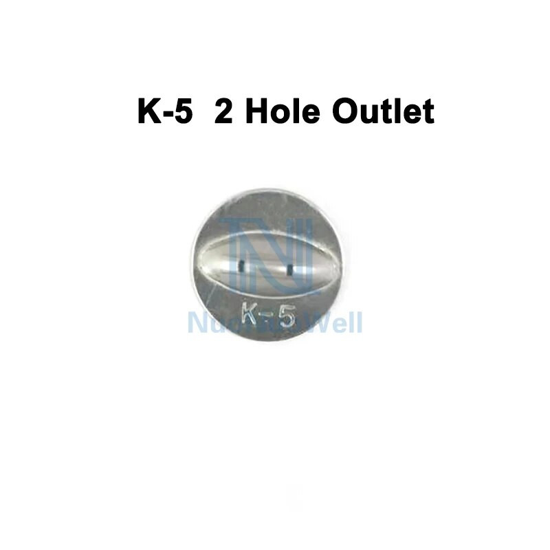 Mezőgazdasági 0,3-0,5 mm-es kimenet cserélhető szórólap nagynyomású szórópisztoly fúvóka rozsdamentes acél növényvédő szerelvények