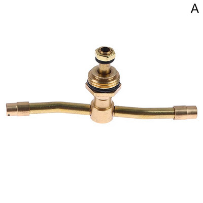 Stropitor rotativ rotativ cu 2/3/4 braț, 360 °, pentru grădină, irigare a gazonului, duză de udare, pulverizator rotativ din alamă