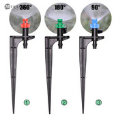 MUCIAKIE 20 buc. Duze de aburire 90/180/360 de grade pe țăruș de 10,7 cm 1/4 inchi Sprinklere de irigare pentru grădină pentru agricultură