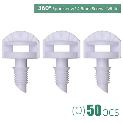 MUCIAKIE 20 buc. Duze de aburire 90/180/360 de grade pe țăruș de 10,7 cm 1/4 inchi Sprinklere de irigare pentru grădină pentru agricultură