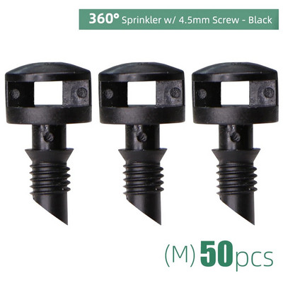 MUCIAKIE 20 buc. Duze de aburire 90/180/360 de grade pe țăruș de 10,7 cm 1/4 inchi Sprinklere de irigare pentru grădină pentru agricultură