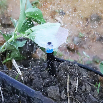 Ρυθμιζόμενος ψεκαστήρας άρδευσης 1/4 ίντσας εκπομπός Gushing Dripper Micro Drip Irrigation Sprinkler για σύστημα ποτίσματος