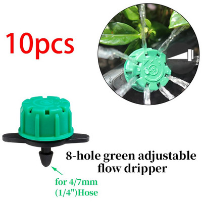 Reguleeritav 1/4-tolline tilgutiga kastmisvihmut, mikrotilguti kastmisvihmut kastmissüsteemi jaoks