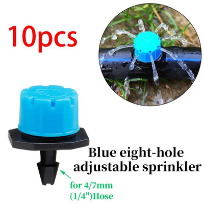 Reguleeritav 1/4-tolline tilgutiga kastmisvihmut, mikrotilguti kastmisvihmut kastmissüsteemi jaoks