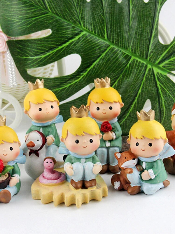 Rajzfilm aranyos kis herceg kisfiú Rose születésnapi torta topper rajzfilm party dekoráció torta dekorátorok Love Gifts