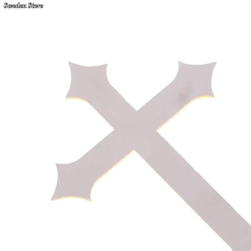 5 db 5 stílusú akril kereszt arany topper elsőáldozás minimalista tortabetét születésnapi buli tortadíszítési kellékeihez