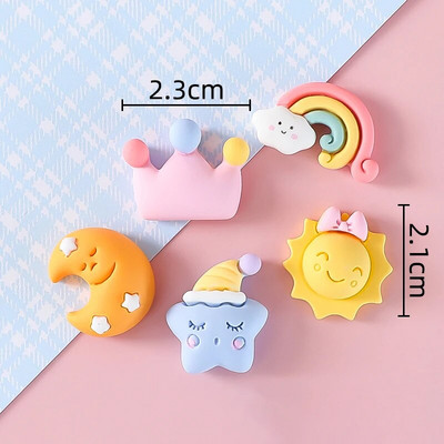 Smiley Cloud Rainbow Cake Topper Decor Sünnipäevatort Baby Shower Tüdruk Ristib Palju õnne sünnipäevaks koogipea pulmatort