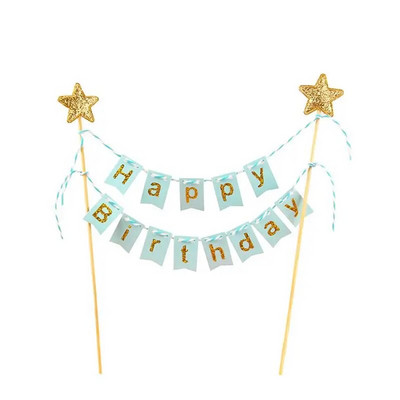 Smiley Cloud Rainbow Cake Topper Decor Sünnipäevatort Baby Shower Tüdruk Ristib Palju õnne sünnipäevaks koogipea pulmatort