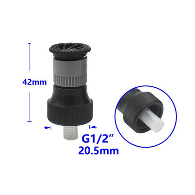 360°-os kerti locsoló forgó öntöző öntözőrendszer automatikus permetező fúvóka mezőgazdasági gyepüzemi üvegházhoz