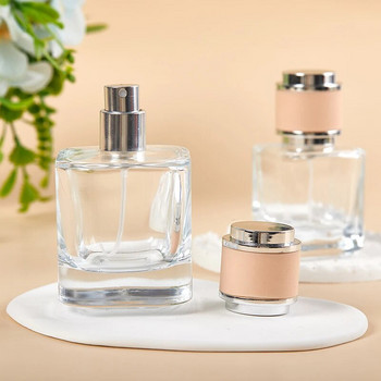 30/50ml Επαναγεμιζόμενο μπουκάλι Μικρής χωρητικότητας Καλλυντικό Σπρέι Μπουκάλι Ορθογώνιο Γυάλινο Άρωμα Refill Bottle Perfumes