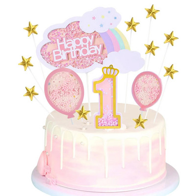 Ozdoba na tortu k druhým narodeninám, zlatá, pre druhé narodeniny, dekoračné potreby na ozdôbku na tortu Smash, dekorácia na tortu k dvojročným narodeninám.