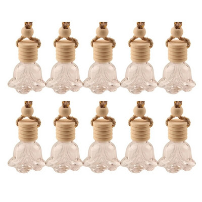 Y1UB 10 tk auto rippuv klaaspudel, tühi korduvtäidetav difuusor