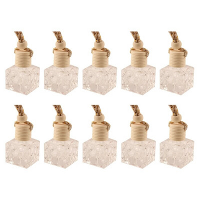 Y1UB 10 tk auto rippuv klaaspudel, tühi korduvtäidetav difuusor