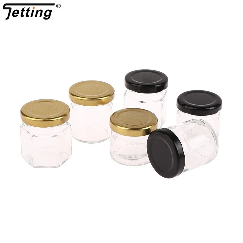 2 db-os Mini üveg mézesedény készlet Kis mézesedény mézesedény fedéllel babaajándékokhoz esküvőkhöz és bulikhoz Mézesüveg