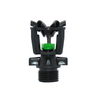 Aiamuru pöörlev vihmutusvihmut 1/2" isane keerme hajutusotsik 360 kraadi automaatne pöörlev kastmisvihmut