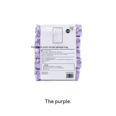 5 rulli 1 pakk 100 tk Majapidamises kasutatav ühekordne prügikott Köögi hoiustamine Prügikotid Puhastusjäätmete kott kilekott