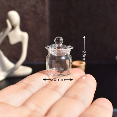 1x armas vanaaegne portselanist lillepott, klaasvaaspurgipudel 1:12 mõõtkavaga käsitööna valmistatud nukumaja miniatuursed nukumaja aksessuaarid