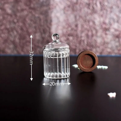 1x armas vanaaegne portselanist lillepott, klaasvaaspurgipudel 1:12 mõõtkavaga käsitööna valmistatud nukumaja miniatuursed nukumaja aksessuaarid