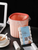 100 DB vastag asztali kis szemeteszsákok háztartási autós mini eldobható műanyag szemeteszsákok szemeteszsákok